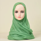 Polyester Silk Satin Hijab | 107x180cm | 24 Colors | Wholesale | Custom Packaging