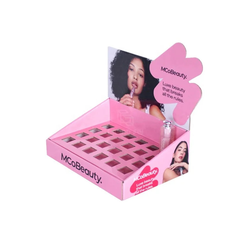 Custom Cardboard Counter Display Boxes | Kraft Pop-Up Display MOQ 500