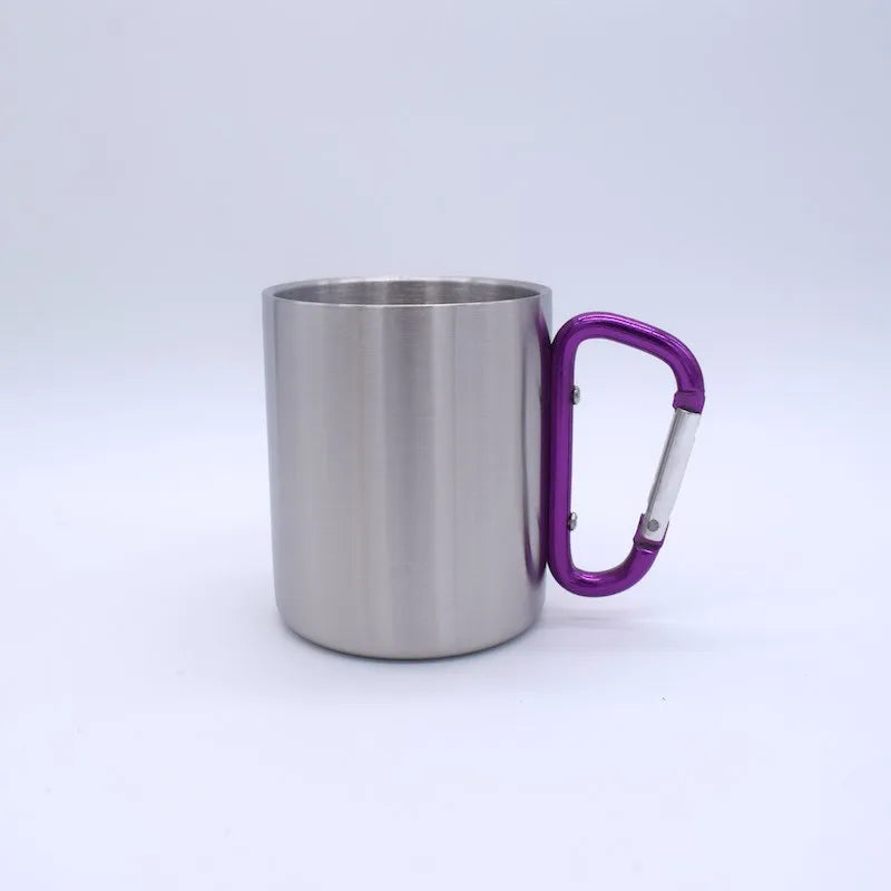 Carabiner Camping Tumbler 200ml 300ml | Custom Logo | 304 SS