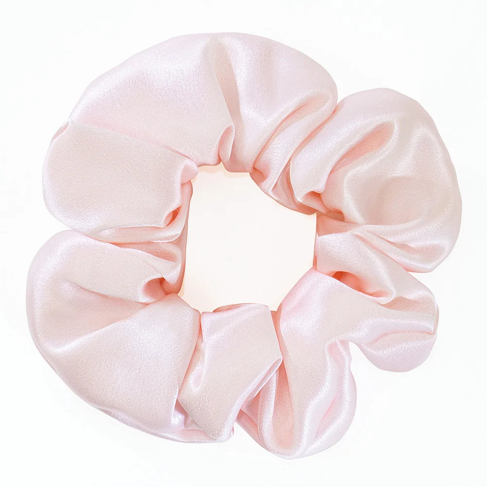 Custom Silk Scrunchies with Logo | Bulk MOQ 2 Pcs