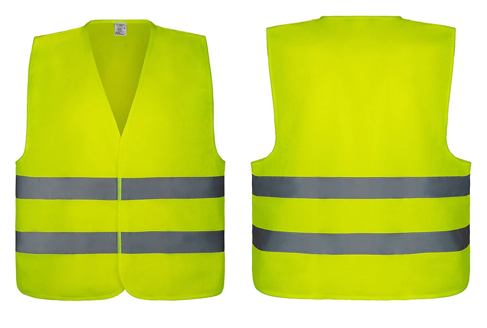 ANSI Class 2 Safety Vest 500pcs MOQ | 8 Colors, S-5XL, Custom Logo from $0.10/piece for Construction