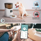 Custom Tuya Smart Pet Feeder with Logo | WiFi 6L MOQ Quote