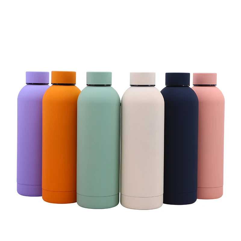 Stainless Steel Insulated Water Bottles in Multiple Sizes for Daily Use, Travel and Custom Branding