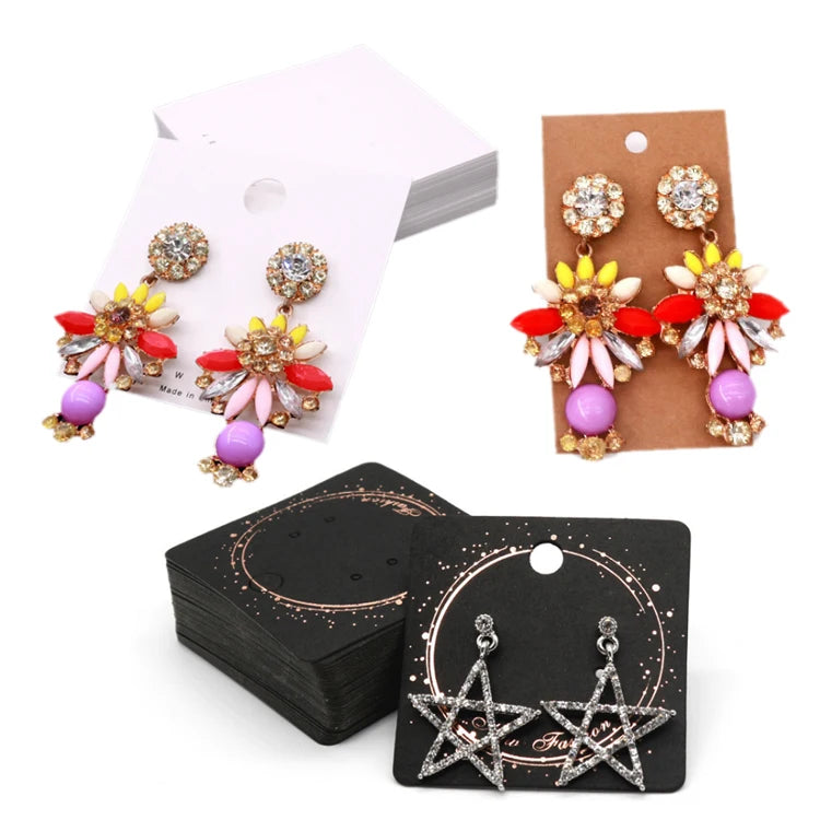 Custom Jewelry Display Cards Wholesale | Offset Hot Stamp 15-Day Lead