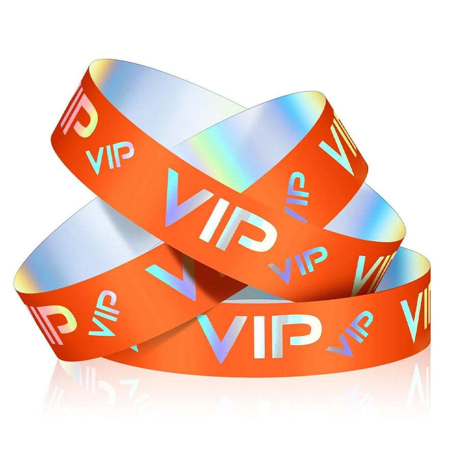 Custom Tyvek Wristbands 1,000 MOQ | Waterproof UV-Resistant Event ID