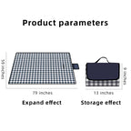 Custom Waterproof Picnic Blanket 79x79 | 600D Oxford, 10 MOQ, 9-Day Lead Time