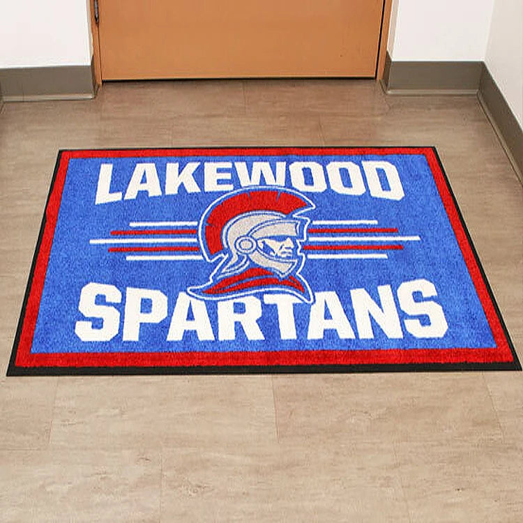 Custom 100% Nylon Cut Pile Rug MOQ 1 | OEKO-TEX, Spot Inkjet 12 Colors, Washable for School Hotel