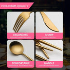 Custom Matte Finish Flatware Set — 7-Day Lead, 100 MOQ, 7 Colors