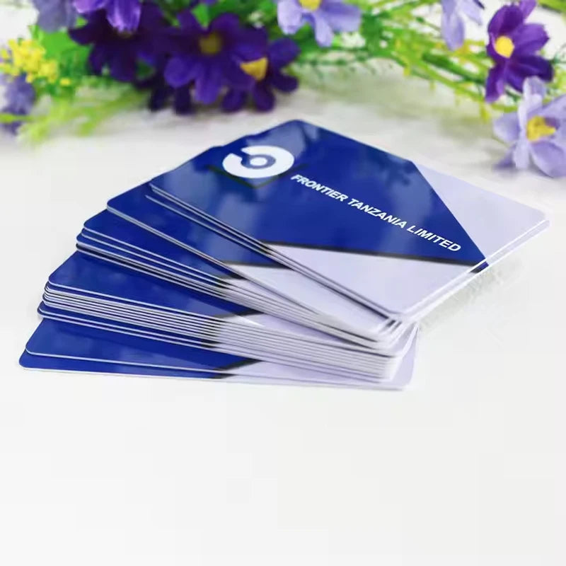 Custom PVC Plastic Business Cards with Logo | Luxury Gloss Printing