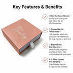 Custom FSC Certified Jewelry Drawer Box | MOQ 500 | 9-Day Lead Time