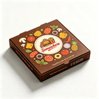 Custom Logo 3-Compartment Pizza Boxes | Restaurant Packaging MOQ 500