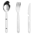 4-in-1 Stainless Steel Cutlery Set | Travel & Outdoor | 300 MOQ