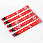 Custom Sublimation Fabric Wristbands | No Minimum MOQ 350×15mm Events