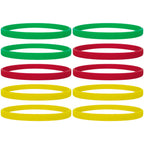 Custom Silicone Wristbands 100 MOQ | Debossed Embossed Logo Promotional