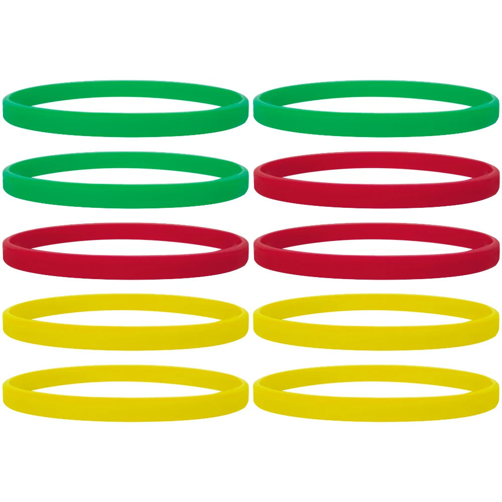 Custom Silicone Wristbands 100 MOQ | Debossed Embossed Logo Promotional