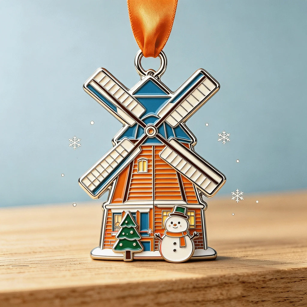 Custom Gold Metal Christmas Ornaments | MOQ 50
