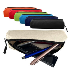 Custom 12oz Canvas Pencil Case 210x65x50mm | Eco-Friendly Promotional Gift | Bulk