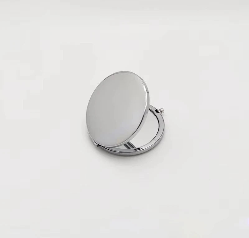 Custom Logo Metal Compact Mirrors | Bulk MOQ 50