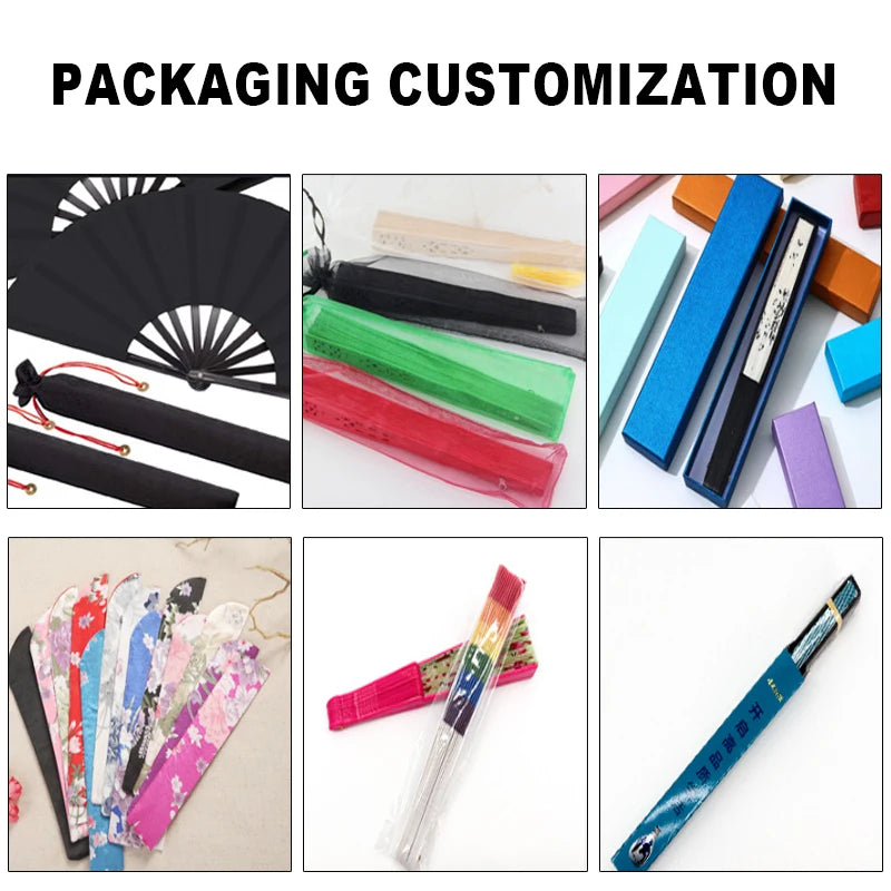Custom Bamboo Hand Fan | Clacking Sublimation Fan | Personalized Event Giveaway