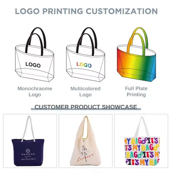 Custom Cotton Mesh Bag with Logo | Reusable Bulk