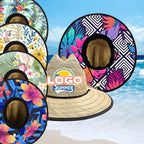Custom Straw Lifeguard Hats with Logo | 1 MOQ BSCI Certified