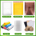 Custom Compostable Poly Mailer with Logo | Courier Shipping Bag
