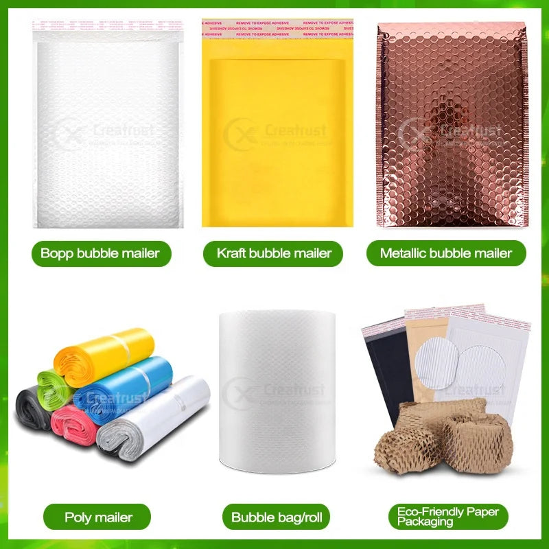 Custom Compostable Poly Mailer with Logo | Courier Shipping Bag