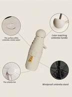 Custom 5-Fold Mini Umbrella with Logo | MOQ 100 Pcs