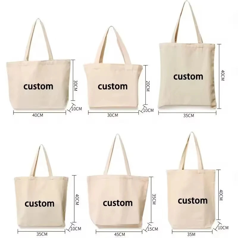 Custom Canvas Tote Bag | Large 44x35cm | Recycled | 200 MOQ | 14-Day Lead