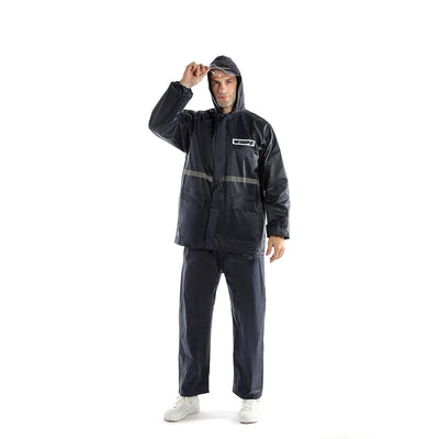 Custom Rainsuit with Pants 170T Polyester PVC | Waterproof Outdoor Rainwear for Camping & Tours | Bulk Wholesale