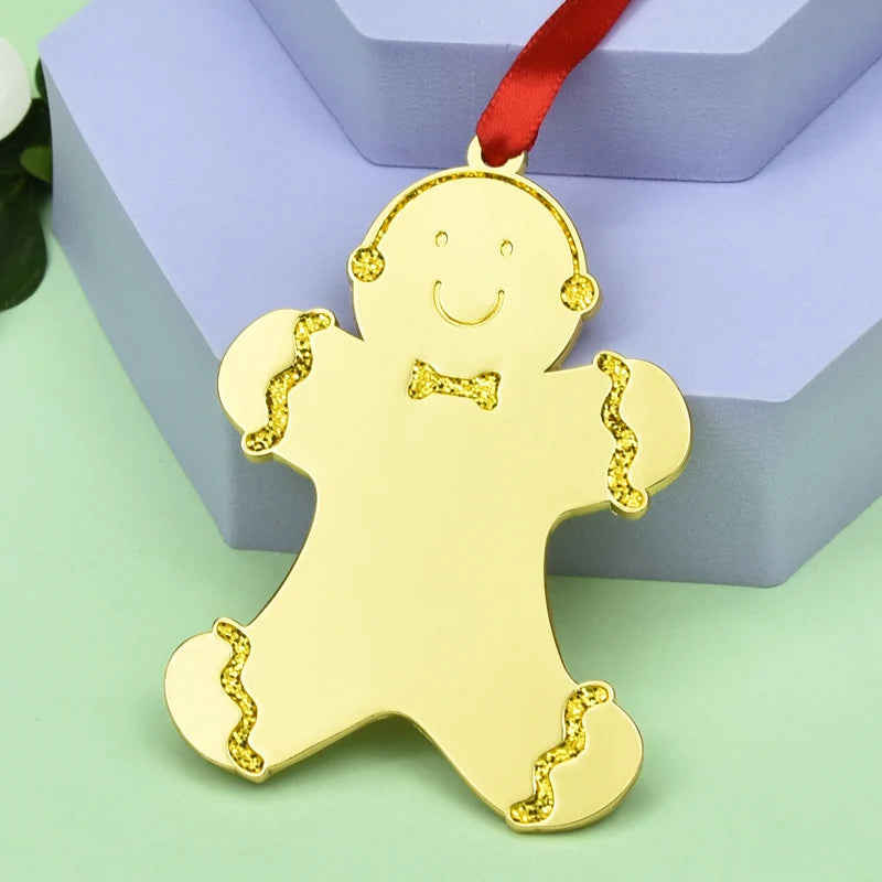 Custom Die Cut Metal Ornaments with Logo Wholesale | MOQ 50
