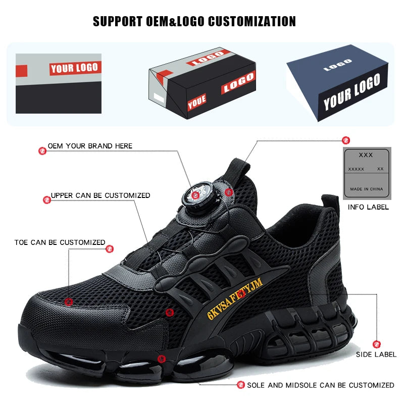 6kV Insulated Safety Shoes | 500 Pcs MOQ Quick Lacing Electrician Boots