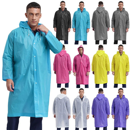 Custom Logo Disposable PEVA Raincoats for Events | 150cm Adult Rainwear | 10,000+ Bulk Orders