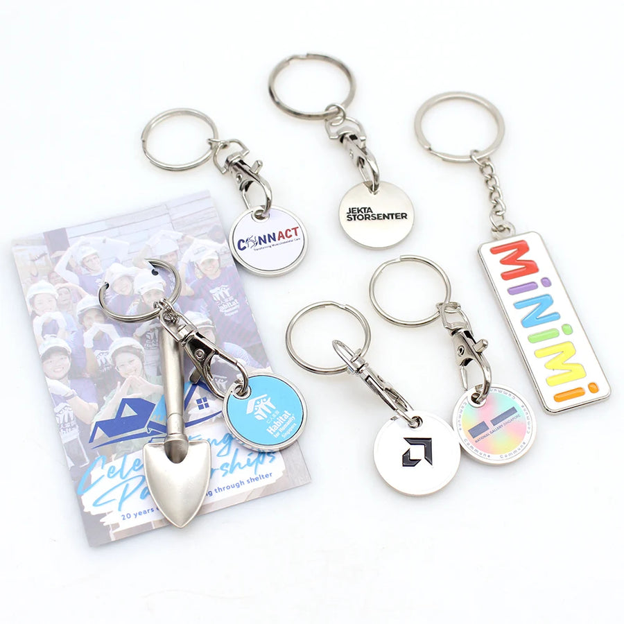 Custom Shopping Cart Token Keychain | 100 MOQ | 12-Day Lead