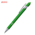 Custom Metal Stylus Pen with Logo | 2-in-1 Ballpoint MOQ 100