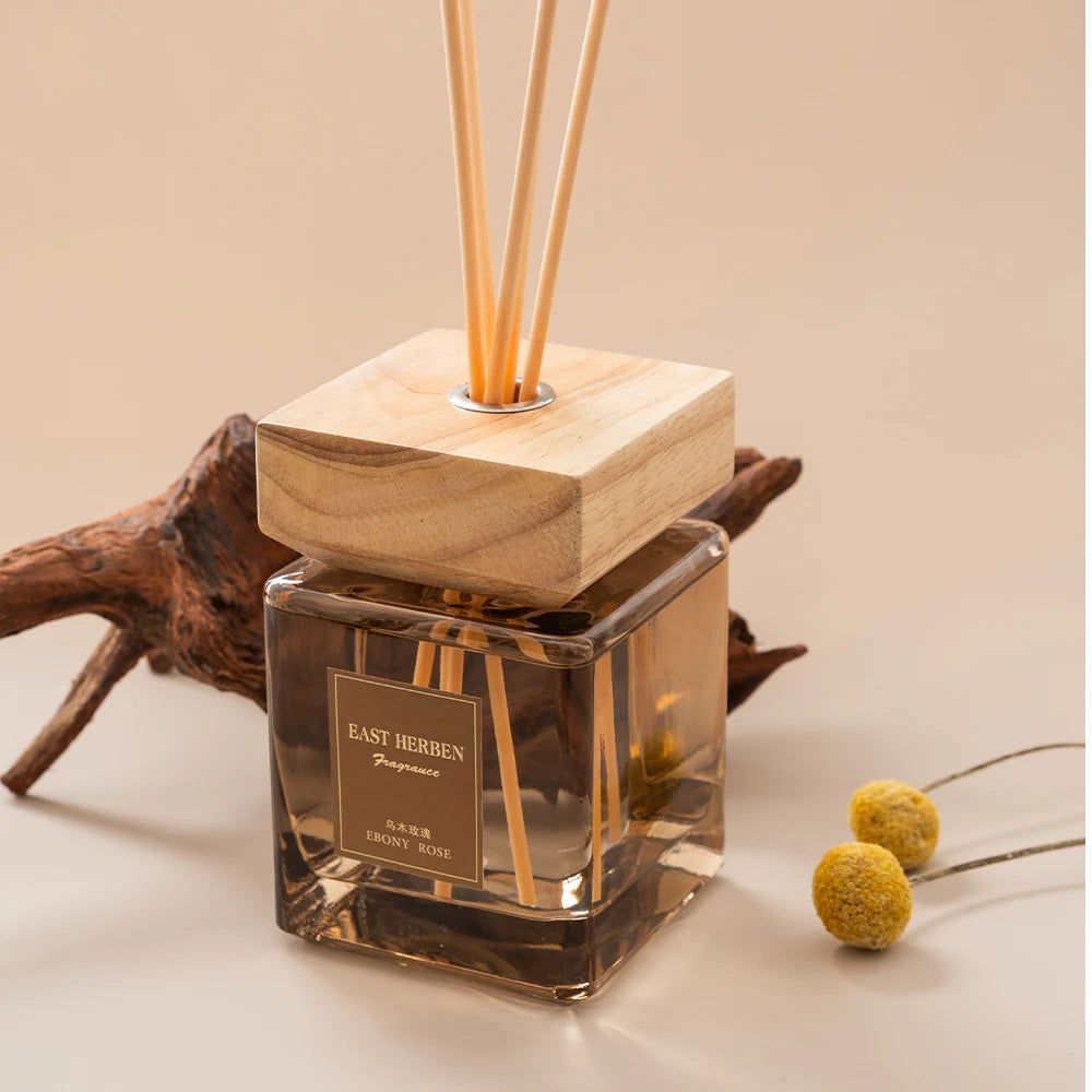 Custom Logo Glass Reed Diffuser | Corporate Gift MOQ 100