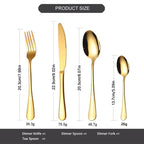Custom Luxury Flatware Set with Logo | 300 MOQ | 7-Day Lead