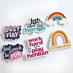 Custom White Vinyl Stickers – Waterproof & UV-Resistant Die-Cut Labels for Branding & Packaging