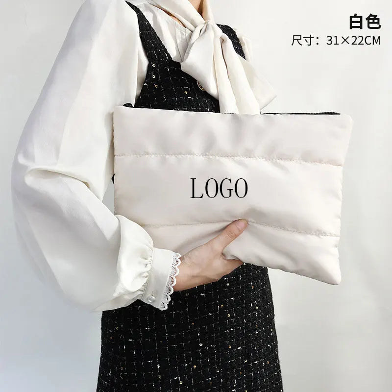 Custom Quilted Puffer Cosmetic Bags | 0.05 kg | MOQ 100