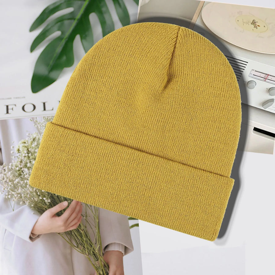 Custom Jacquard Knit Beanies with Logo | 1 MOQ Premium
