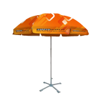 Custom Beach Umbrella 1 PC MOQ | Promotional Parasol with Logo Print