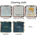 Custom Microfiber Suede Jewelry Cleaning Cloth with Logo | MOQ 100