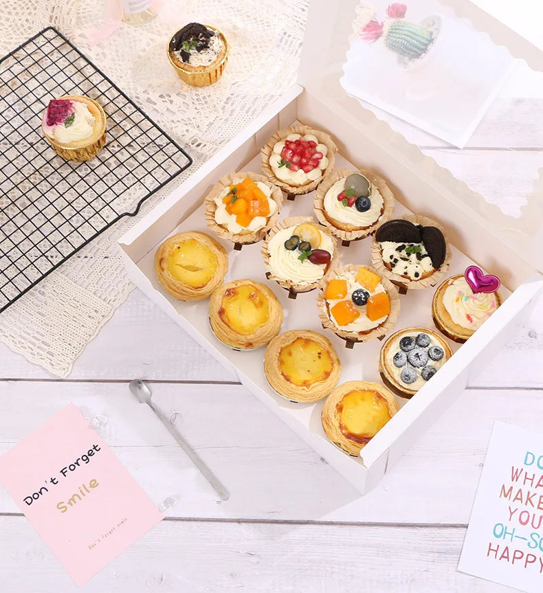 Eco Friendly Black Cookie Box with Logo | MOQ 500