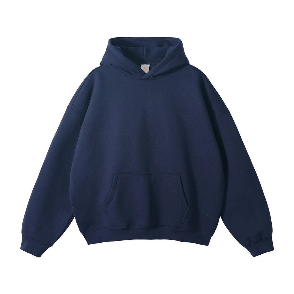 Thick Cotton Fleece Hoodie for Custom Printing (Oversized Fit)