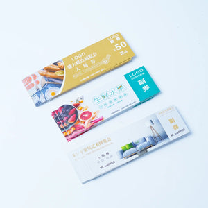 Custom Printed Tickets 10 MOQ | 1440DPI Boarding Pass Event Ticketing