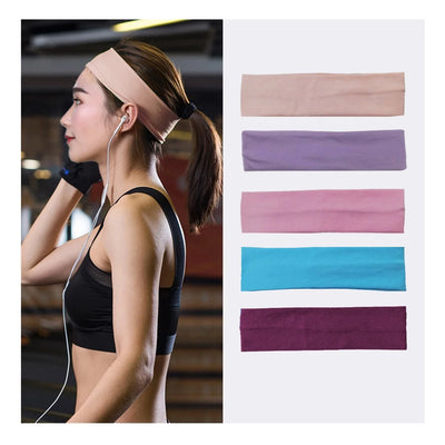 Custom Spandex Headband for Women | 23.5cm Stretch Hair Band for Sports & Fashion