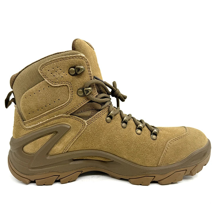 Custom Steel Toe Safety Boots Wholesale | Non-slip PU Rubber Sole Work Shoes