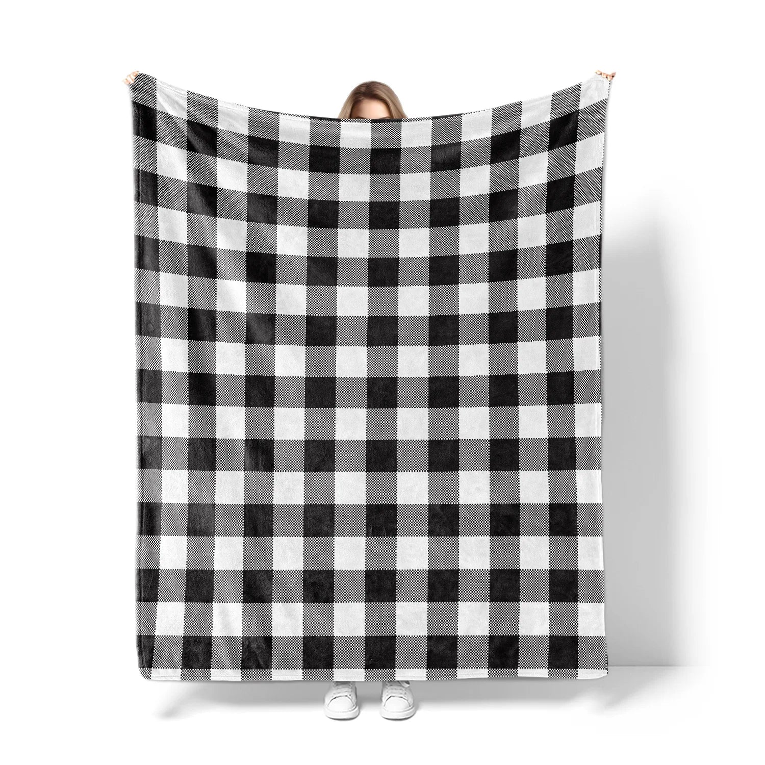 Custom Flannel Fleece Blanket | Recycled Polyester | Jacquard & Embroidery | MOQ 20 Pieces