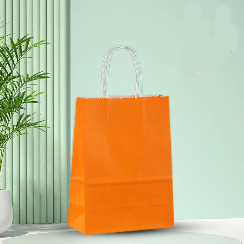 Kraft Paper Bags — Leakproof Bottom, 10,000 Pcs MOQ, Recyclable