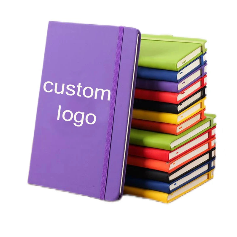 Custom PU Leather Notebooks with Logo | 50-Piece MOQ